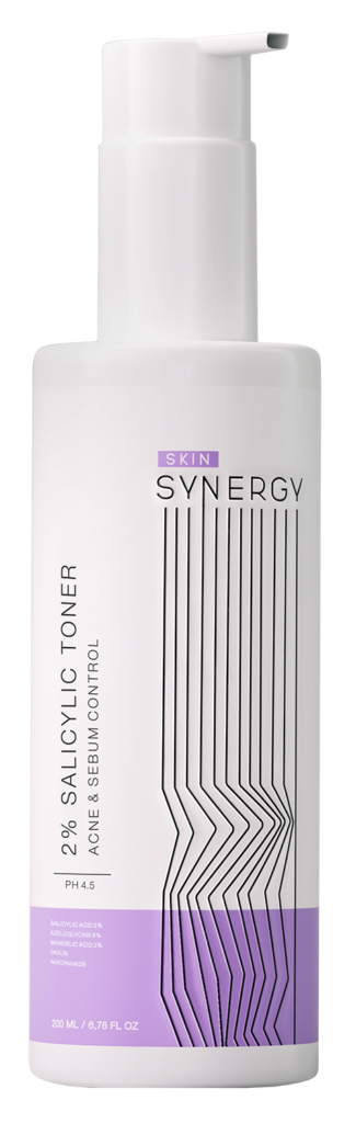 2% SALICYLIC TONER SKIN SYNERGY/ ТОНЕР С САЛИЦИЛОВОЙ КИСЛОТОЙ 2%, 200 МЛ